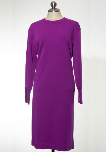 Fashion of Goodwill - Radiant Orchid Liz Claiborne Sweater Dress