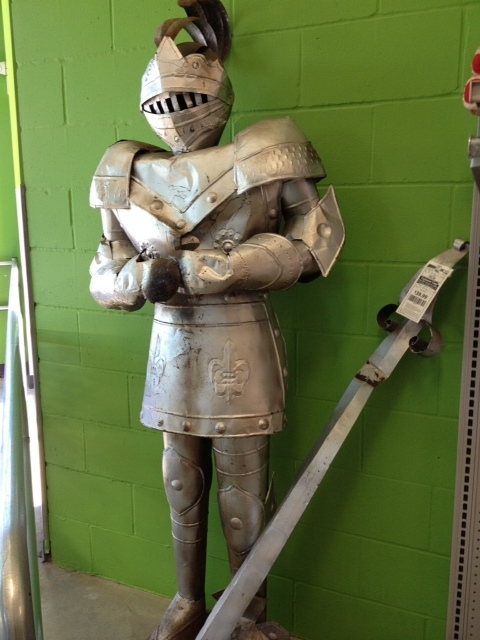 donated knight armor