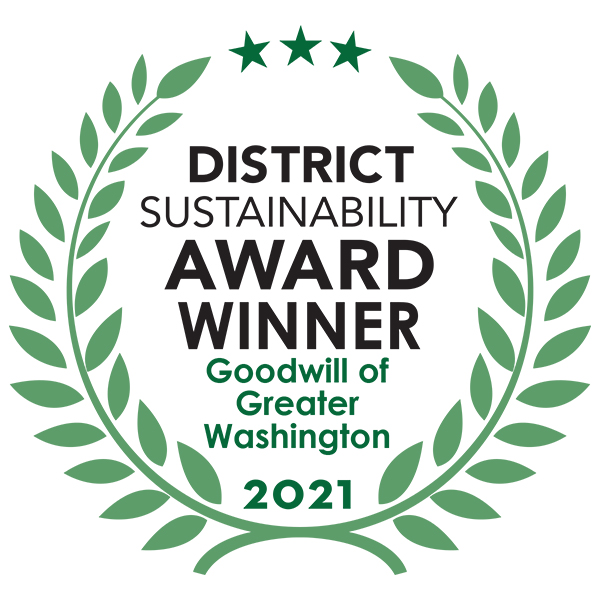 District Sustainability Award Winner Goodwill of Greater Washington