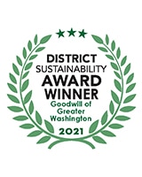 Goodwill of Greater Washington Voted People’s Choice Award Winner at This Year’s DC Sustainability Awards
