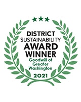 Goodwill of Greater Washington Voted People’s Choice Award Winner at this year’s DC Sustainability Awards