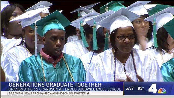 Grandmother, Grandson Earn High School Diplomas Together