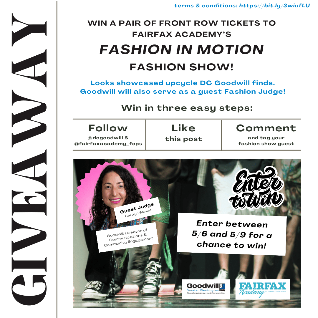 Fairfax Academy Fashion Show Instagram Ticket Giveaway Terms & Conditions – 2024