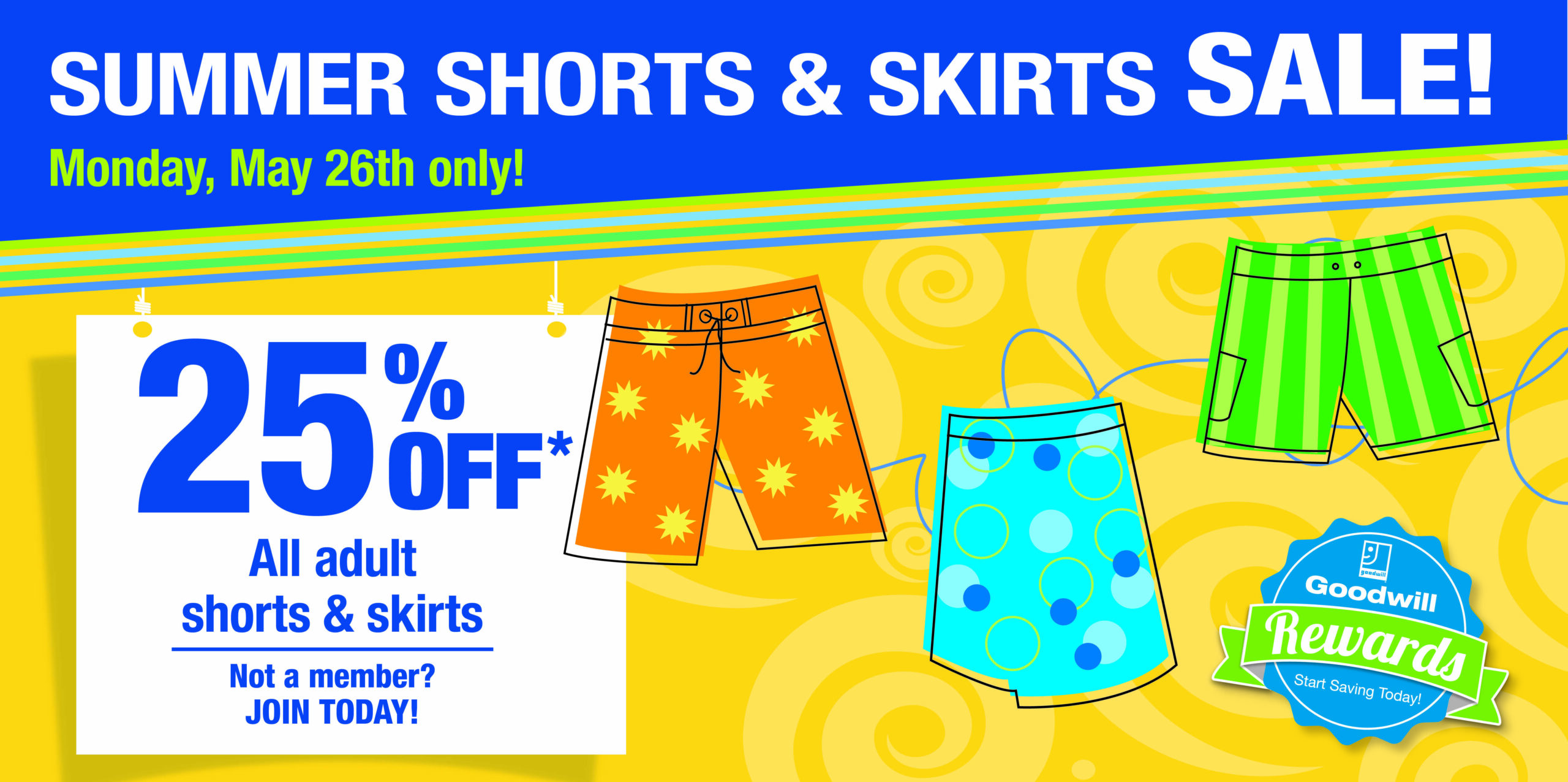 Hot Summer Savings - 25% Off all adult shorts and skirts