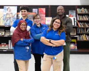 Goodwill employees at the Manassass location