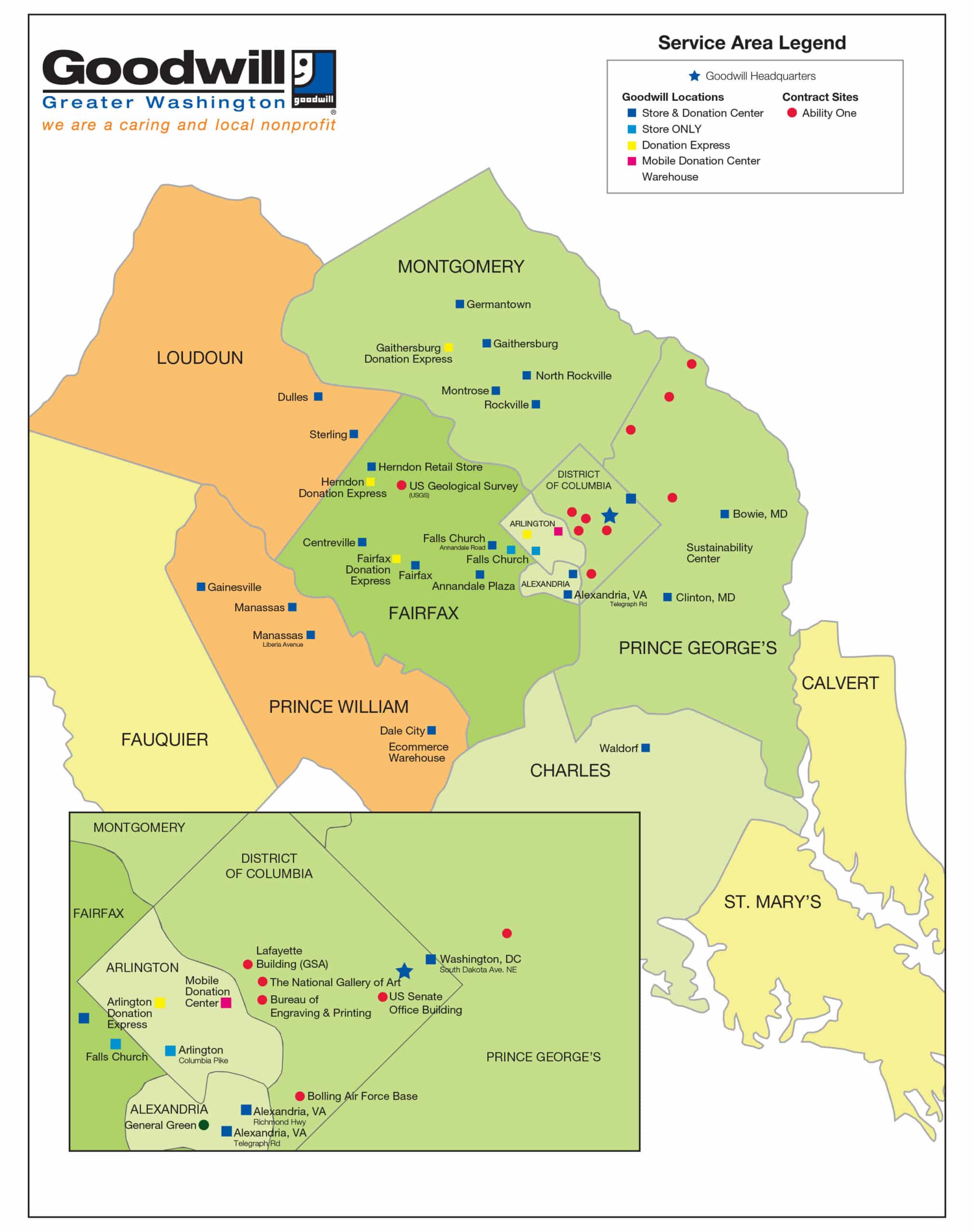 GGW service map