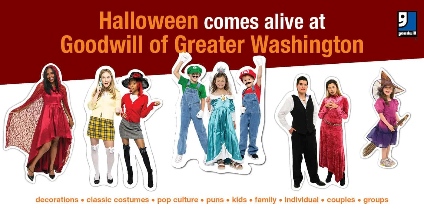 Shop Goodwill for all your Halloween needs!
