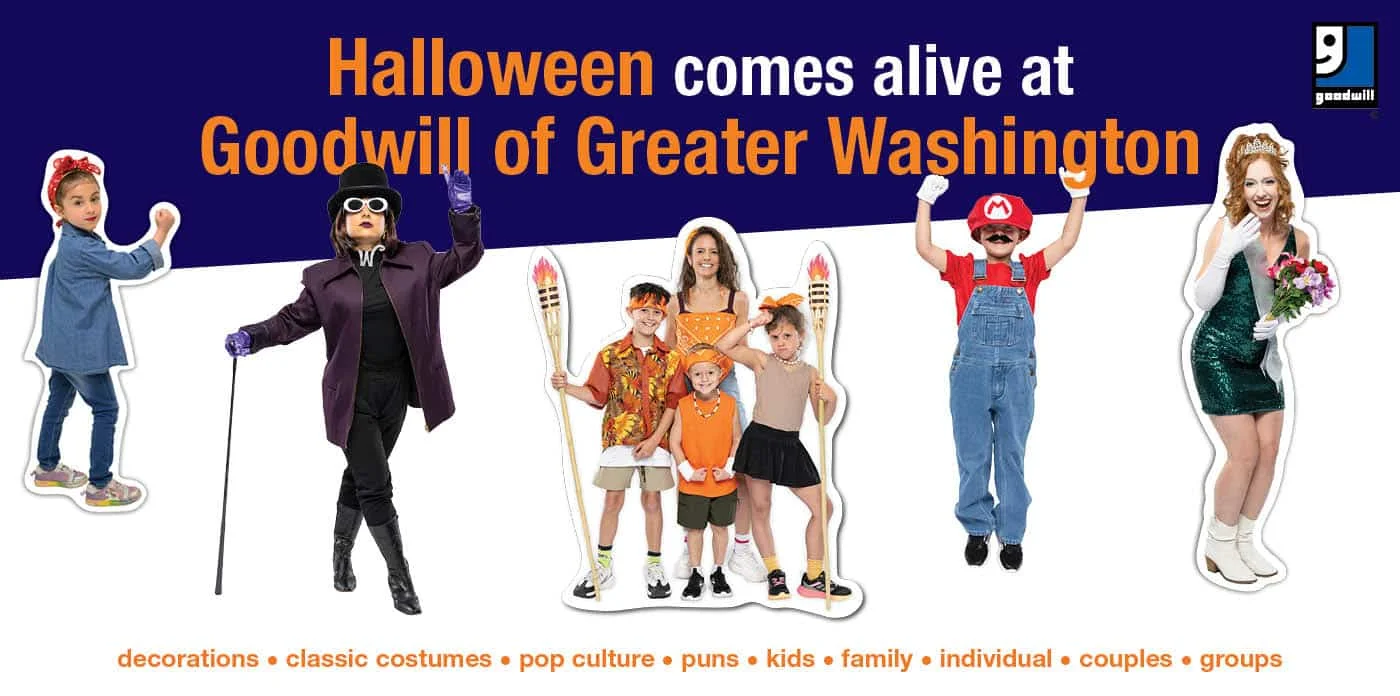 Shop Goodwill for all your Halloween needs!