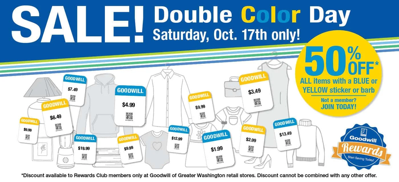 Save with the Double Color Sale!