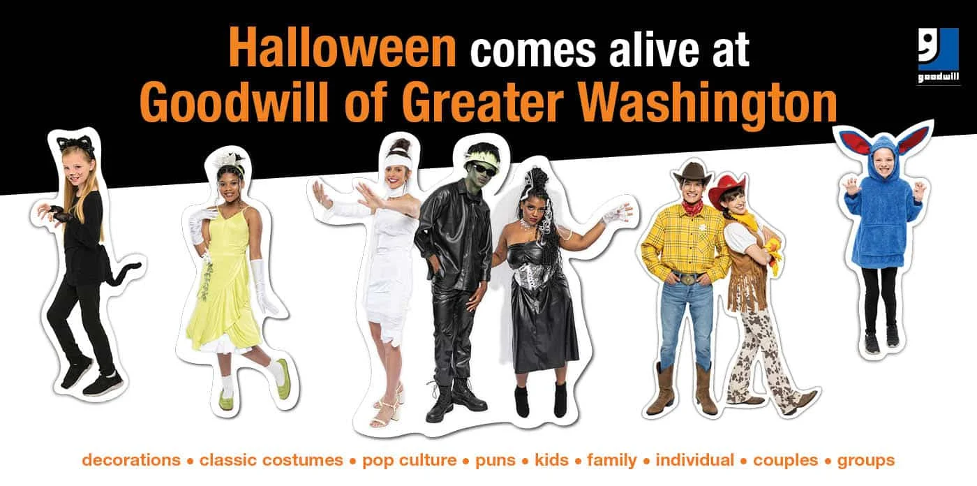 Shop Goodwill for all your Halloween needs!